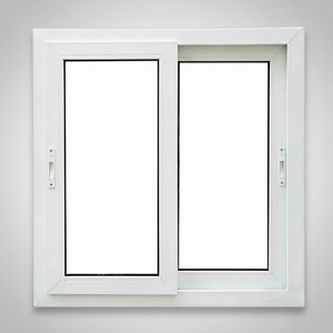 <span class=keywords><strong>Ventana</strong></span> Corredera de Doble Riel de <span class=keywords><strong>PVC</strong></span>, Diseño Moderno para Uso Residencial, Fabricante Profesional, Doble Acristalamiento, Preferida para Viviendas - Product Image 3