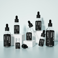 Emballage d'huiles essentielles OEM Premium à épaule inclinée de 5 ml, 10 ml, 20 ml, 30 ml, 50 ml, 100 ml pour marques de soins de la peau, sous marque privée