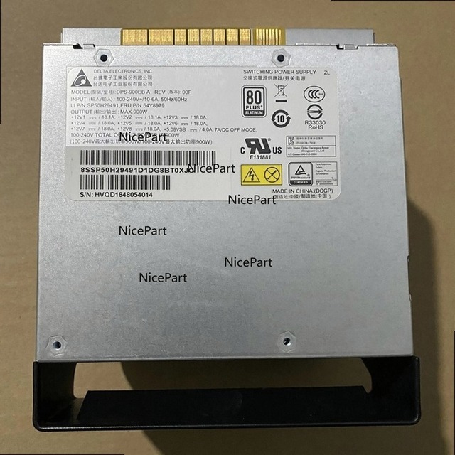 DPS900EB A 54Y8979 900W Switching Power Supply for Server Equipment Maintenance