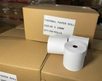 Rouleaux de papier thermique de haute qualité pour caisse enregistreuse, 80x60mm, 80x80mm, vente en gros à prix réduit