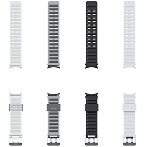 Huanlong สายนาฬิกาข้อมือซิลิโคนสำหรับ Samsung Galaxy Watch 4 44mm 40mm 4สายรัดข้อมืออัจฉริยะ46mm 42mm - Product Image 6