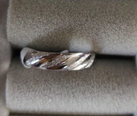 Bagues de couple en argent véritable, cadeau pour lui et pour elle, alliance de mariage, bijoux en argent S925 pour homme et femme