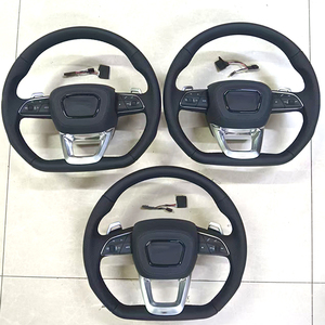 Volant en cuir ancien <span class=keywords><strong>à</strong></span> nouveau pour <span class=keywords><strong>audi</strong></span> A3 <span class=keywords><strong>V8</strong></span> A4 A5 A7 B8 C7 A6 C8 S3 Rs3 Rs7 <span class=keywords><strong>S5</strong></span> B9 Volant de style sport - Product Image 5