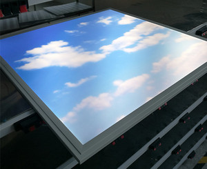 Hiệu ứng thực tế dễ dàng cài đặt màu xanh mô phỏng thương mại trang trí nội thất nhân tạo Skylight đám mây trần đèn LED - Product Image 2