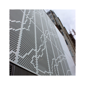 Revêtement perforé léger, soudé et découpé, pour façade ignifuge, maille murale perforée, design personnalisé, durable, longue durée <span class=keywords><strong>de</strong></span> <span class=keywords><strong>vie</strong></span> - Product Image 3