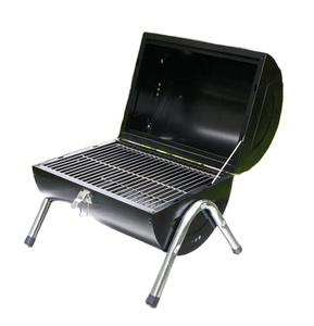 เตาย่างบาร์บีคิวขนาดเล็กแบบพกพากลางแจ้งอุปกรณ์ทำสวนเหล็กทันสมัยพร้อมอุปกรณ์ป้องกันไฟ - Product Image 4