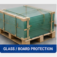 Protections d'angle en papier recyclé personnalisées pour l'emballage de palettes et de verre