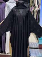 Abaya de Luxe 2026 Dubaï – Magnifique Vêtement Islamique Traditionnel Noir pour Femmes – Abaya d'Arabie Saoudite – Abaya de Dubaï – Vêtements Musulmans