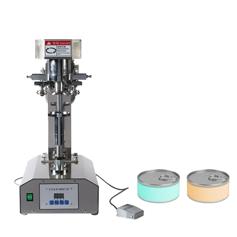 음식 음료 단지 양철 깡통 Seamer 자동적인 바다표범 어업 기계 통조림으로 만드는 봉인자 바다표범 어업 기계 자동 전기 바다표범 어업 기계