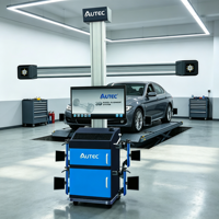 AUTEC ATW-A80 Alineador de Ruedas 3D con Seguimiento Automático de Viga, Alta Eficiencia y Precisión para Mantenimiento Automotriz