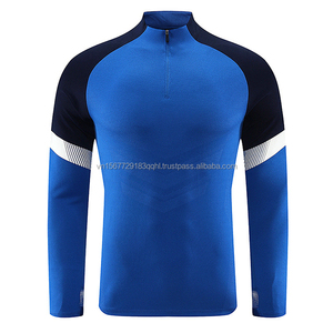 Half-Zip Printed Breathable Long Sleeve Football Training Suit Set Kids Autumn Winter Jersey Adult Outdoor Running Sports Casual - Product Image 5