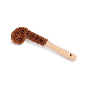 Wholesale Wooden Long Handle Coconut Fiber Glass Cleaning <b>Brush</b> for Kitchen - Product Image 1