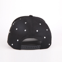 Gorra de Béisbol Bordada de 5 Paneles con Forro de Satén y Gamuza, Personalizada de Fábrica al por Mayor, Gorra Deportiva para Hombre con Logotipo de Diamantes de Imitación