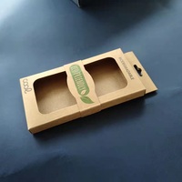 Boîtes d'écouteurs de produits électroniques de vente au détail personnalisées d'usine Boîte d'écouteurs d'écouteurs sans fil en papier bon marché avec fenêtre