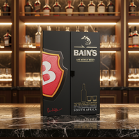 Cajas de Envío para Vino y Whisky, Negras, Creativas, de Doble Puerta, de Cartón Rígido, con Esponja, Cierre Magnético y Laminado Mate, Personalizadas