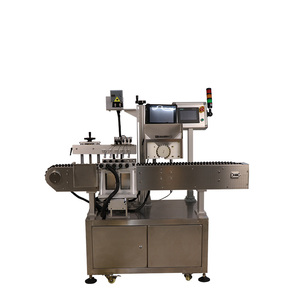Cinta transportadora de rodillos personalizada, grabador láser UV, posicionamiento giratorio automático, fecha de producción en cejas/bolígrafos, línea de marcado profesional - Product Image 6