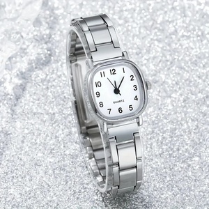 Montres pour femmes, féminines, haut de gamme, bracelet en acier, décontractées - Product Image 2
