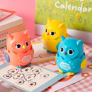 Coche de juguete de plástico con forma de dibujos animados de búho para niños, premio para jardín de infancia - Product Image 3