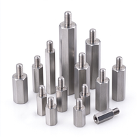 Custom Machining Carbon Steel Hex Spacer Male Female Thread Hexagonal Support Stud Fastener