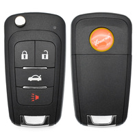 Llave Remota Universal Xhorse XKBU21EN con Cable, 4 Botones, Llave Flip Xhorse VVDI, Clave VVDI de Xhorse