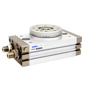 Hrq/msqb-10a/20a/30a/50a/70a/100a/r Degree Swing Solid Pneumatic Rotary Table Actuators Cylinder