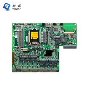 1U montaje en rack LGA1151 SFP fibra óptica H170 firewall placa base 8 LAN red pfsense dispositivo placa base enrutador - Product Image 3