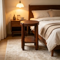 Table console en teck massif, design minimaliste, durable, pour salon, entrée, couloir, meubles commerciaux, vente en gros