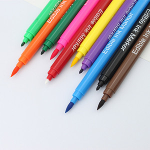 Rotuladores de tinta <span class=keywords><strong>comestible</strong></span> de doble cara, pincel para colorear alimentos, para dibujar galletas, Fondant, pasteles, herramienta de dibujo artesanal - Product Image 4