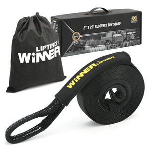 Sangle de remorquage plate de 2 pouces avec extrémités en boucle - Product Image 1