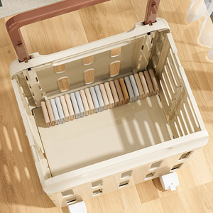 Panier à <span class=keywords><strong>linge</strong></span> <span class=keywords><strong>sale</strong></span> pliable en plastique PP NFS pour salle de bain et buanderie, grande capacité, idéal pour les espaces étroits, <span class=keywords><strong>rangement</strong></span> de vêtements - Product Image 4