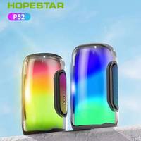 Enceinte portable Bluetooth Hopestar P52 10W, étanche IPX6, lumière RGB dynamique 360° °   Son Surround TWS pour les Fêtes en Plein Air
