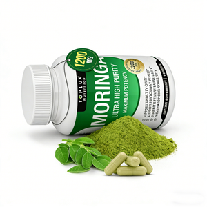Capsules de poudre de feuilles de Moringa biologique – Entrepôt aux États-Unis – Support dropshipping – Marque privée personnalisée – Vente en gros - Product Image 4