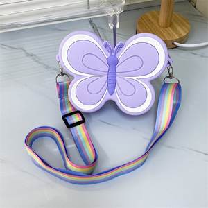 กระเป๋าสะพายเด็ก,สาวผีเสื้อรูปร่างไหล่ซิลิโคนกระเป๋าเล็กใหม่เด็กไหล่กระเป๋าสะพายข้าง - Product Image 6