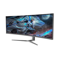 Moniteur incurvé pour jeux 4K PC 144Hz HDR400, écran large 38 pouces, moniteurs LCD 3840*1600 1Ms, courbe R2300