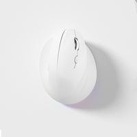 SM7078T Mouse vertikal, tetikus vertikal ergonomis komputer Game kantor Mode tiga Mode dapat diisi ulang