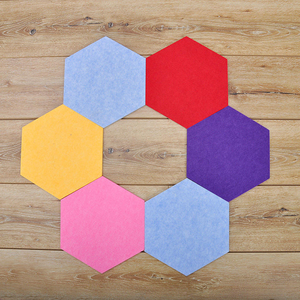 Panneaux acoustiques professionnels en feutre 100 % polyester pour murs, avec placage bois intérieur, pour armoires et autocollants muraux - Product Image 5