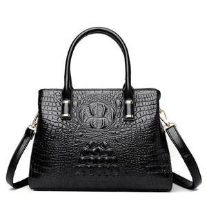 Bolso Tote de Gran Capacidad para Mujer, de Hombro o Cruzado, con Patrón Moderno, para Mujeres de Mediana Edad, con Dos Correas y Cierre Abierto - Product Image 3