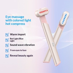 Dispositivo de Belleza con <span class=keywords><strong>Luz</strong></span> Roja y Azul para el Contorno de <span class=keywords><strong>Ojos</strong></span>, Sensor Térmico Inteligente, Vibración Eléctrica, Impermeable, Masajeador Manual Pequeño - Product Image 4
