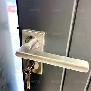 <span class=keywords><strong>JHK</strong></span> negro caoba blanco interior de vidrio francés abatible puerta de madera puerta China fábrica bajo precio - Product Image 6