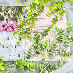Usine de fleurs artificielles Meiyu Craft, feuilles de plantes suspendues artificielles, simulation de verdure en plastique pour la décoration intérieure, accessoires de photographie - Product Image 3