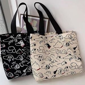 Bolsa de Mano Grande de Lona de Algodón Reciclable y Ecológica Personalizada con Logotipo, Patrón, Cierre de Hombro y Bolsillo con Cremallera para Compras y Ropa - Product Image 1