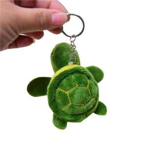 Lindos Peluches de Tortuga de Dibujos Animados, Pequeños Colgantes de Tortuga, Llavero para Bolsa, Regalo Creativo y Divertido para Niños, Juguetes de Peluche de Tortuga - Product Image 1