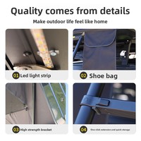 Carpa de Techo Rígida Eléctrica Automática con Apertura Lateral Zentopia, Doble Capa, Impermeable para las Cuatro Estaciones, para Ford F150 y Tacoma Pickup