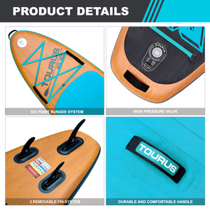 TOURUS Nouveau Design Tendance Planche à Pagaie en Bois, SUP <span class=keywords><strong>Gonflable</strong></span>, Planche de Surf à Pagaie Debout en Promotion - Product Image 2