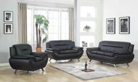 Sofa Seksional Kulit PU Modern Desain Bagus Langsung dari Pabrik, Dapat Disesuaikan, untuk Ruang Tamu