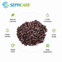 Colorant alimentaire naturel à base de cochenille E120, poudre sèche rouge, colorant alimentaire pour aliments et boissons