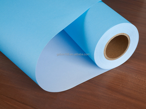Cao cấp 80gsm A0 Kích thước âm mưu giấy 100m sinh thái cuộn, 2 "core, Single-Side lớp phủ màu xanh - Product Image 4