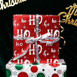 Factory Gift <b>Wrapping</b> <b>Paper</b> Metallic <b>Paper</b> 43*300 cm Christmas <b>Wrapping</b> <b>Paper</b> Packaging - Product Image 3