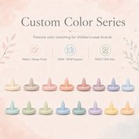 Boutons-pression personnalisés REACH POM, boutons-pression, attaches-pression, boutons-pression pour vêtements et vestes d'enfants