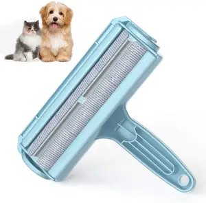 Pet Hair Remover Roller Dog Cat Fur Remover With Self-Cleaning Base